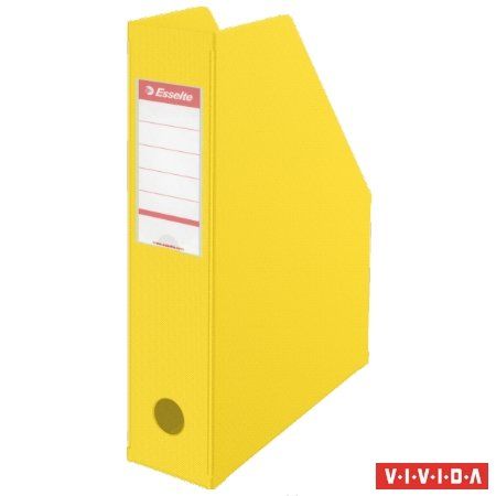 Esselte Stojan na časopisy, skladacie, Vivida žltá, 70 mm, PVC/kartón, 56001
